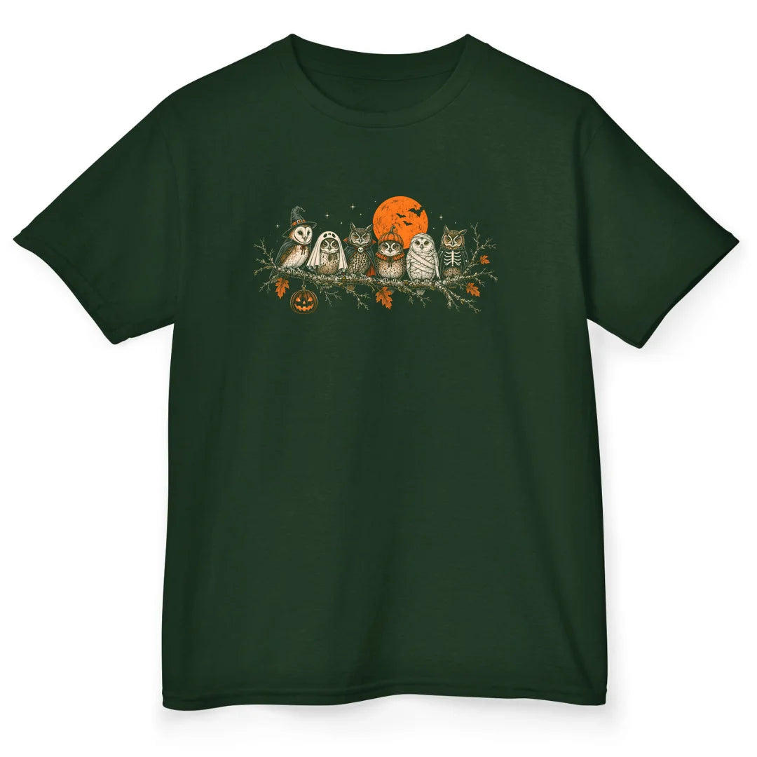 Spooky Owl Branch - Forest Green