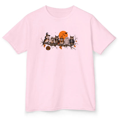 Spooky Owl Branch - Light Pink