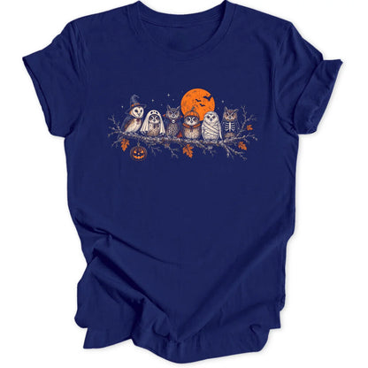 Spooky Owl Branch - Navy