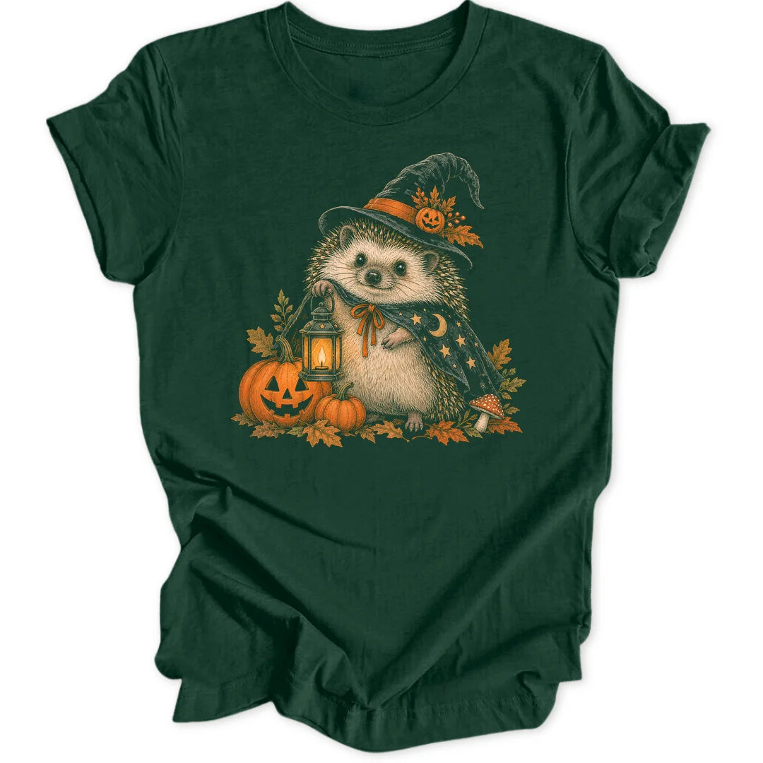 Witch Hedgehog - Forest Green