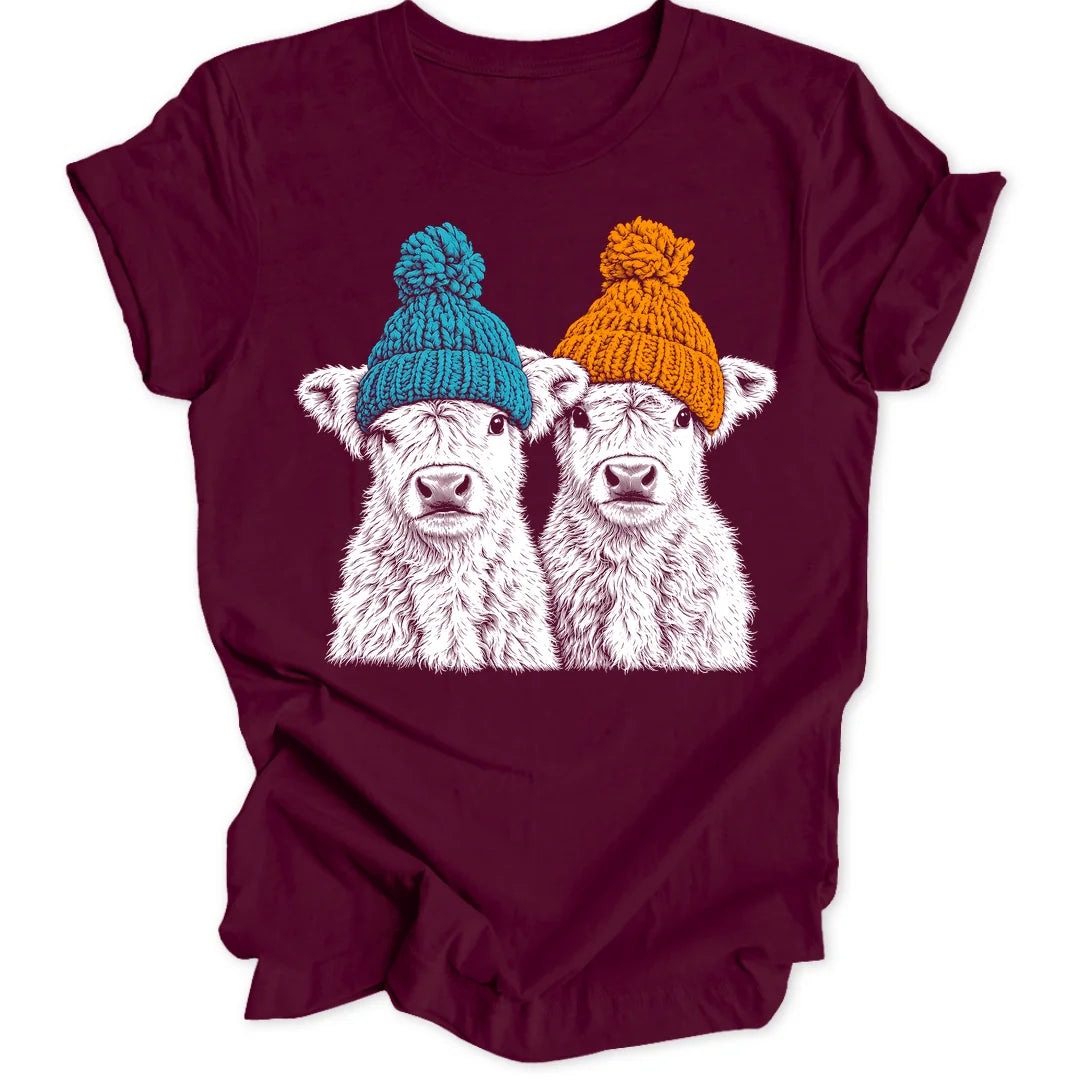 Beanie Calves - Maroon