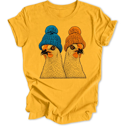 Beanie Chickens - Gold