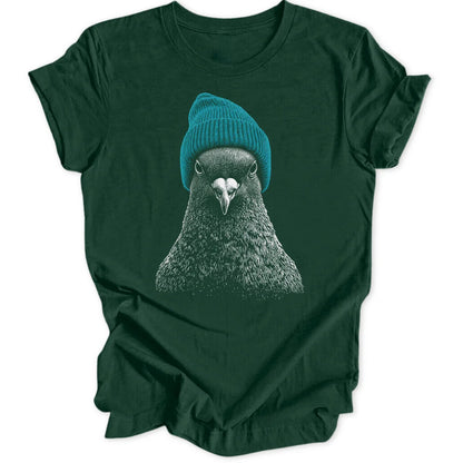 Beanie Pigeon Two - Forest Green