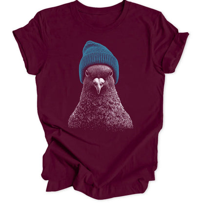 Beanie Pigeon Two - Maroon