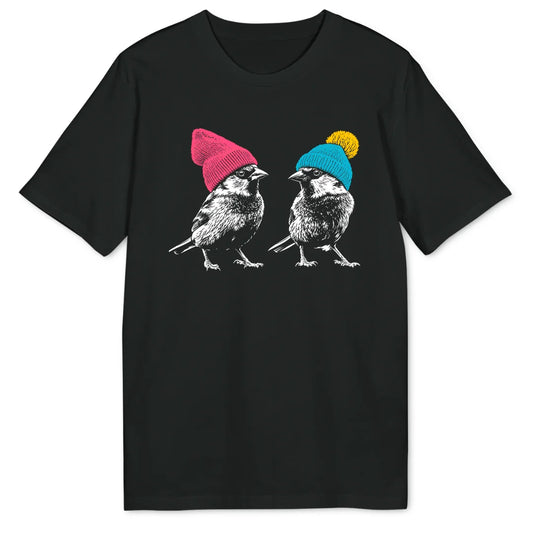 Beanie Sparrows Two - Black