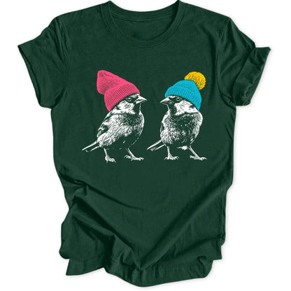 Beanie Sparrows Unisex T-Shirt