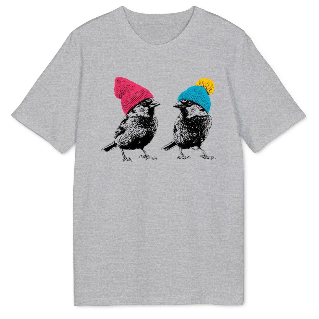 Beanie Sparrows Two - Heather Grey