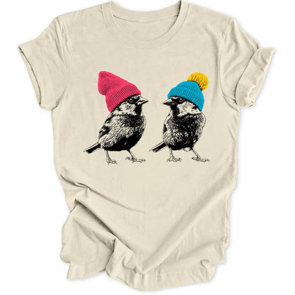 Beanie Sparrows Unisex T-Shirt