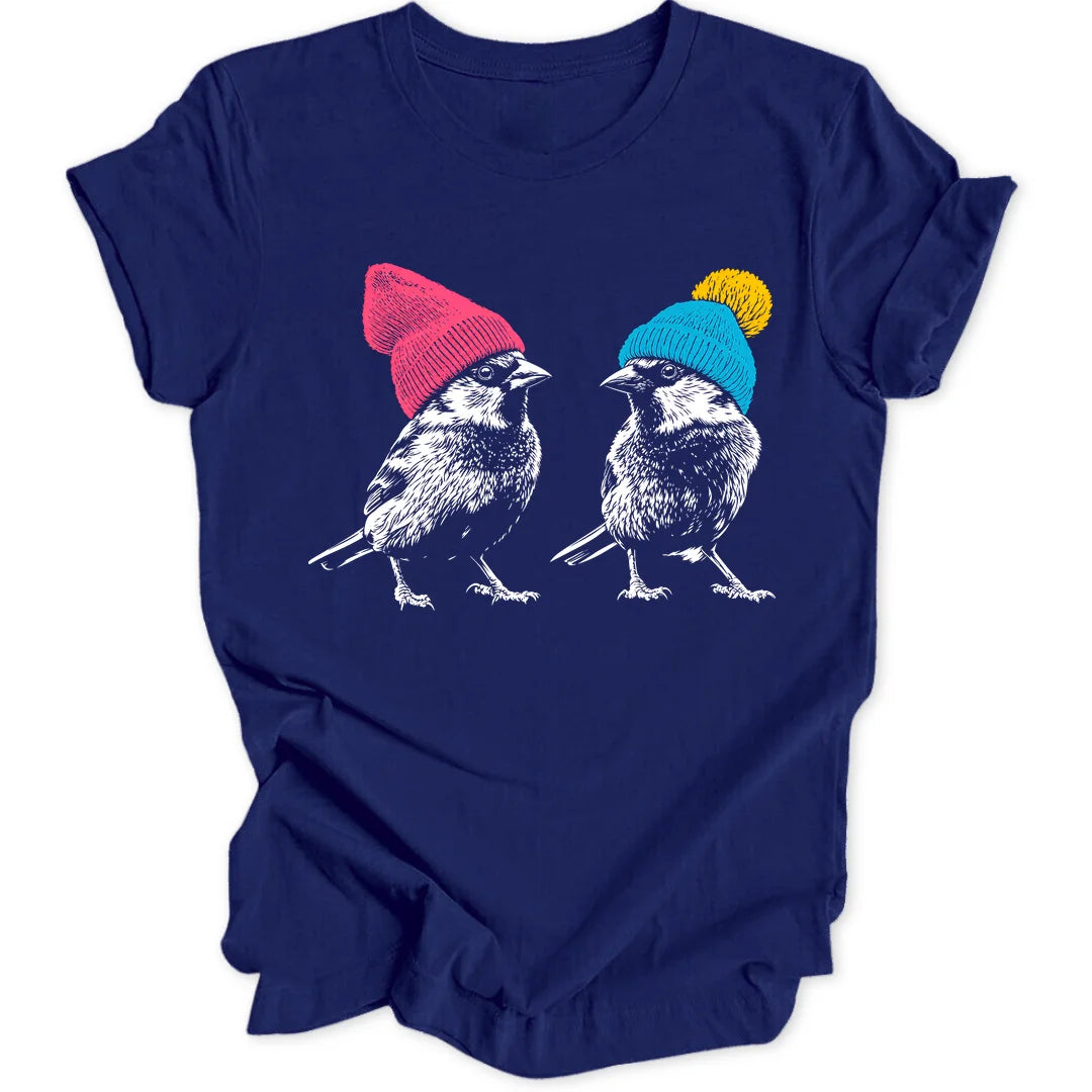 Beanie Sparrows Unisex T-Shirt
