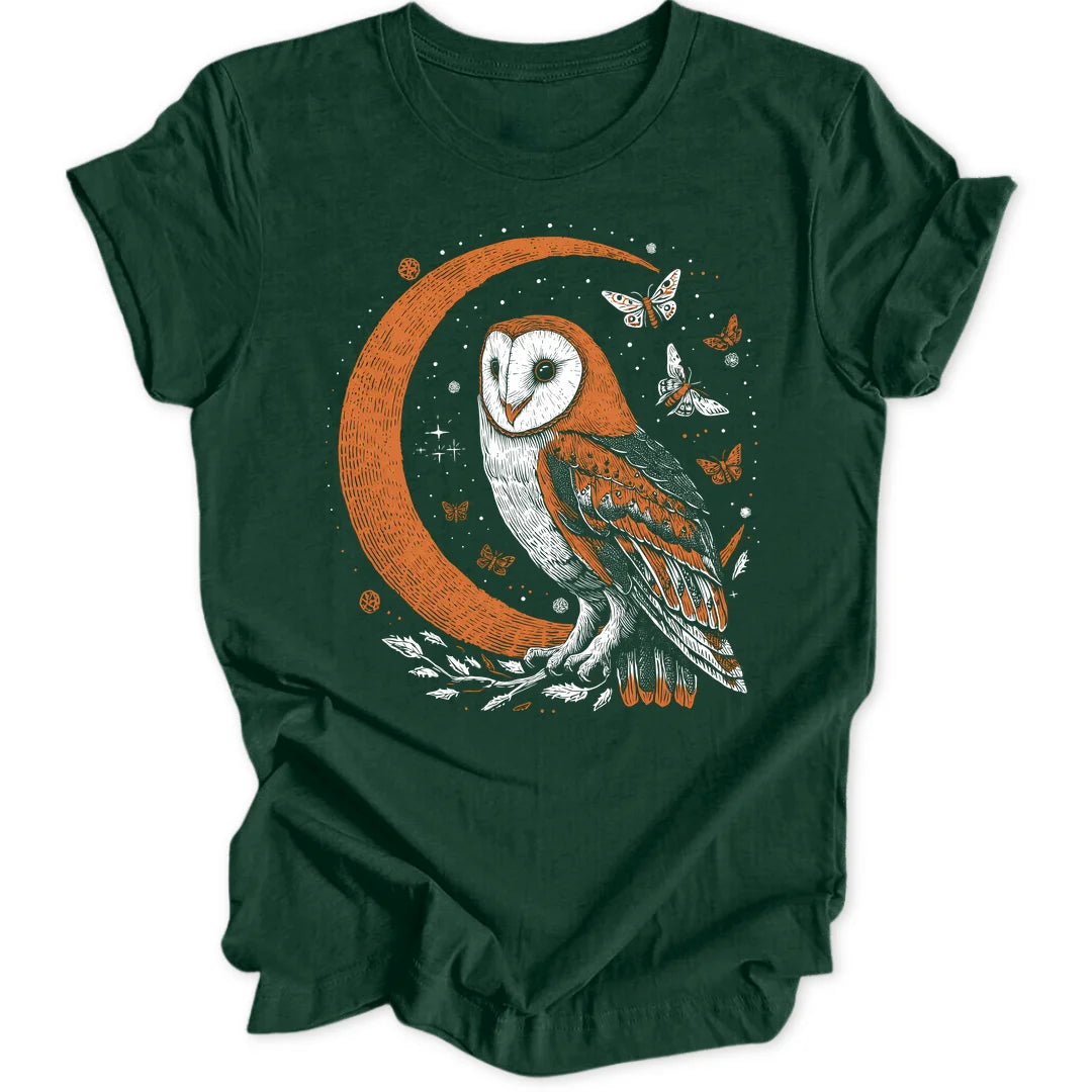 Crescent Owl - Forest Green