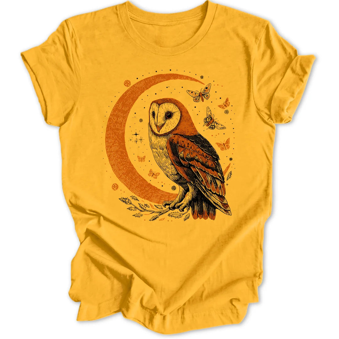 Crescent Owl - Gold