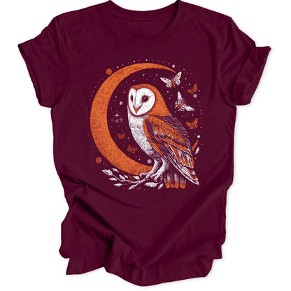 Crescent Owl - Maroon