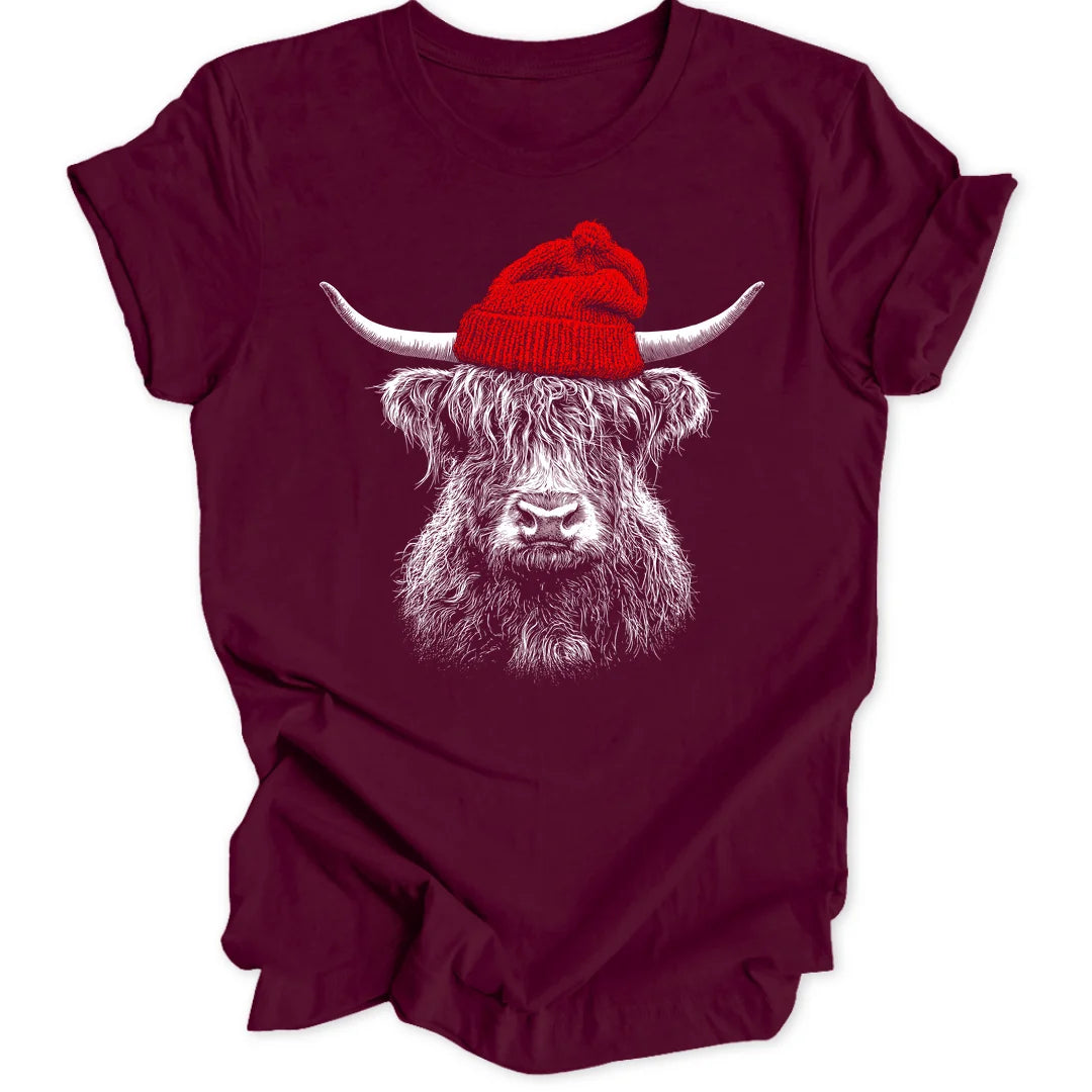 Highland Pompom - Maroon