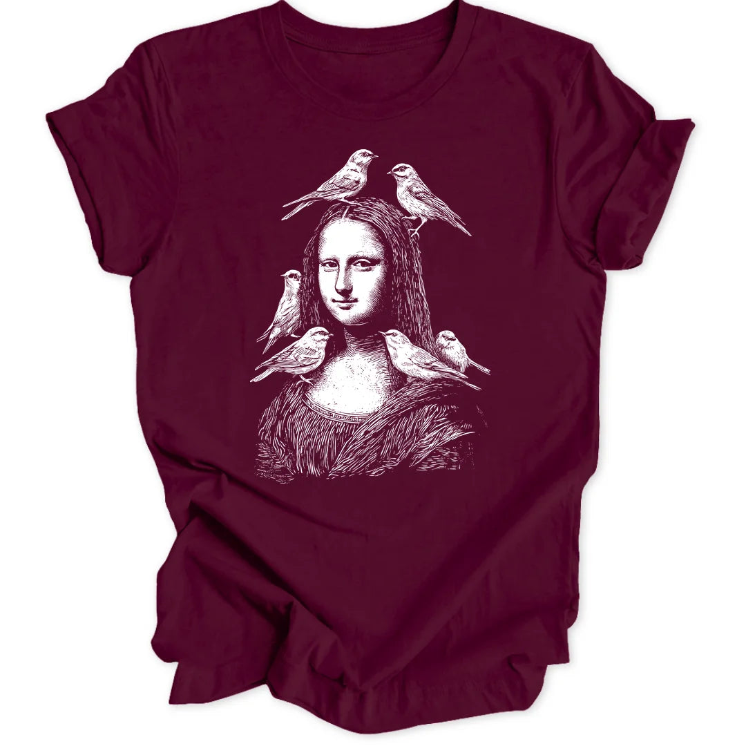 Mona Lisa - Maroon