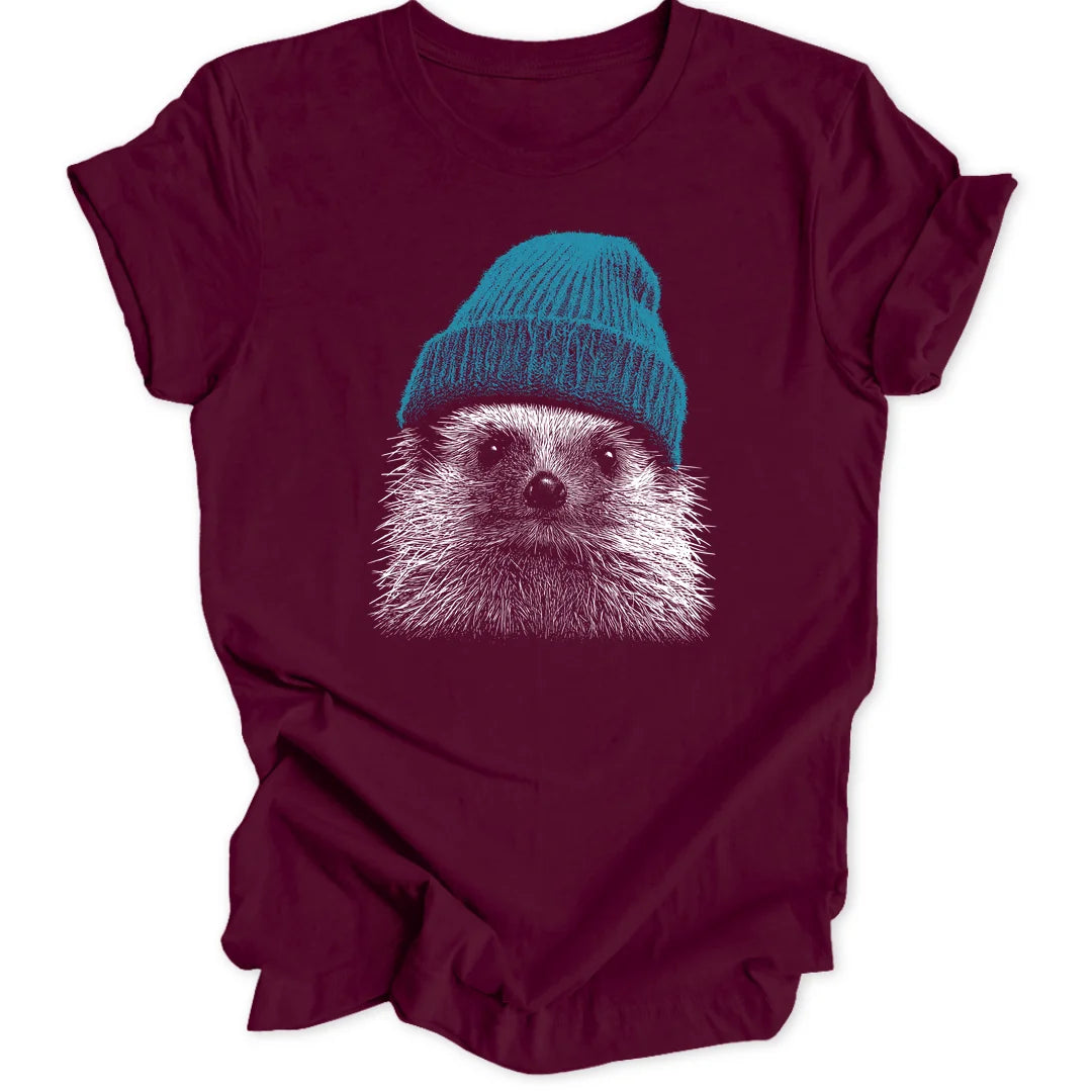 Teal Hedgehog - Maroon