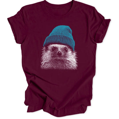 Teal Hedgehog - Maroon