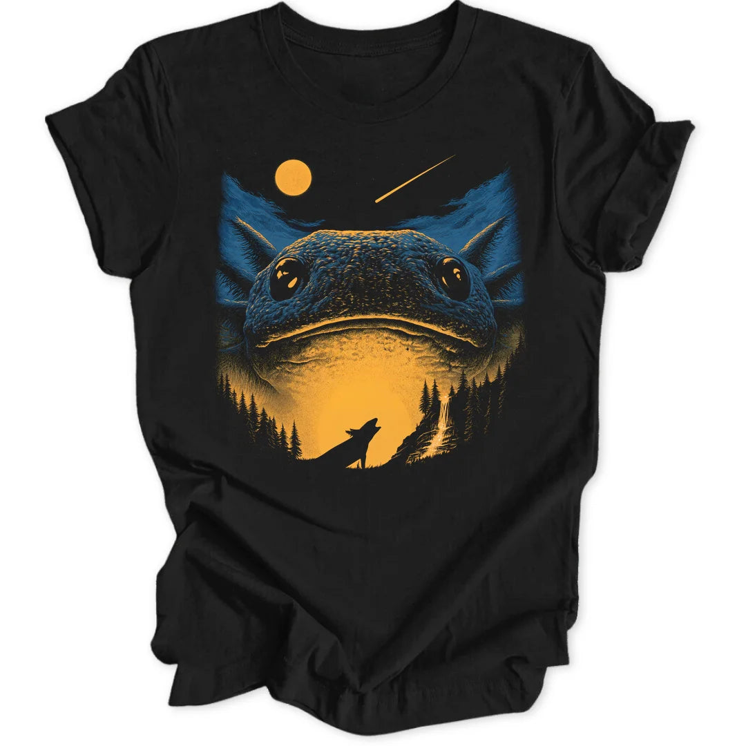 Axolotl Moon - Black