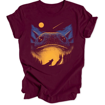 Axolotl Moon - Maroon
