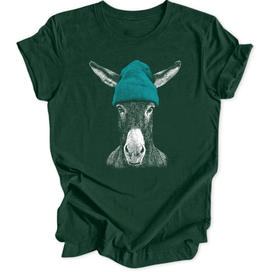 Beanie Donkey - Forest Green