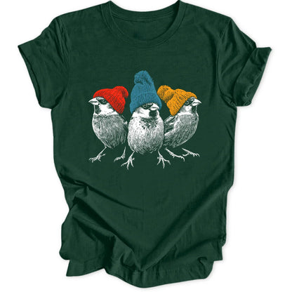 Beanie Trio - Forest Green