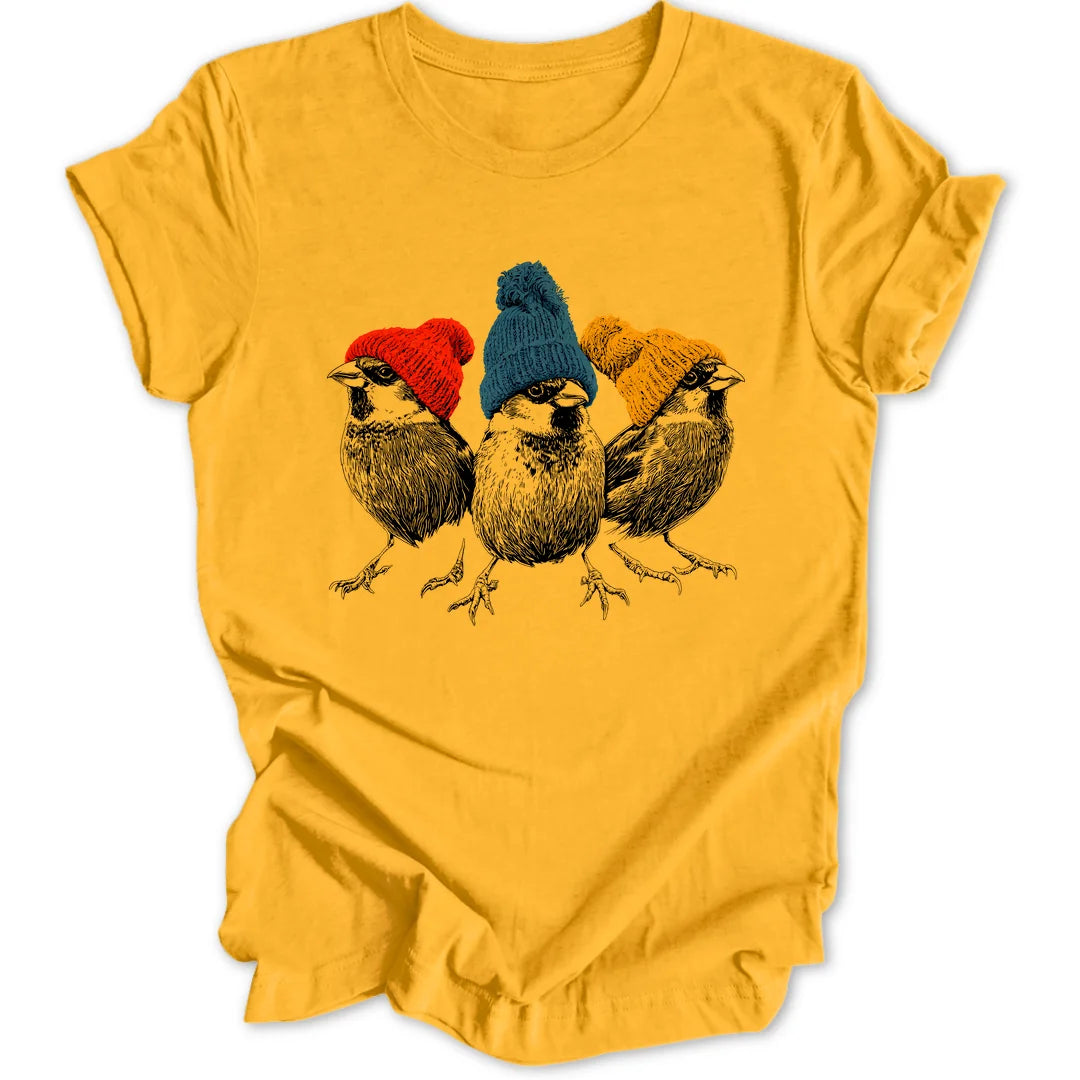 Beanie Trio - Gold