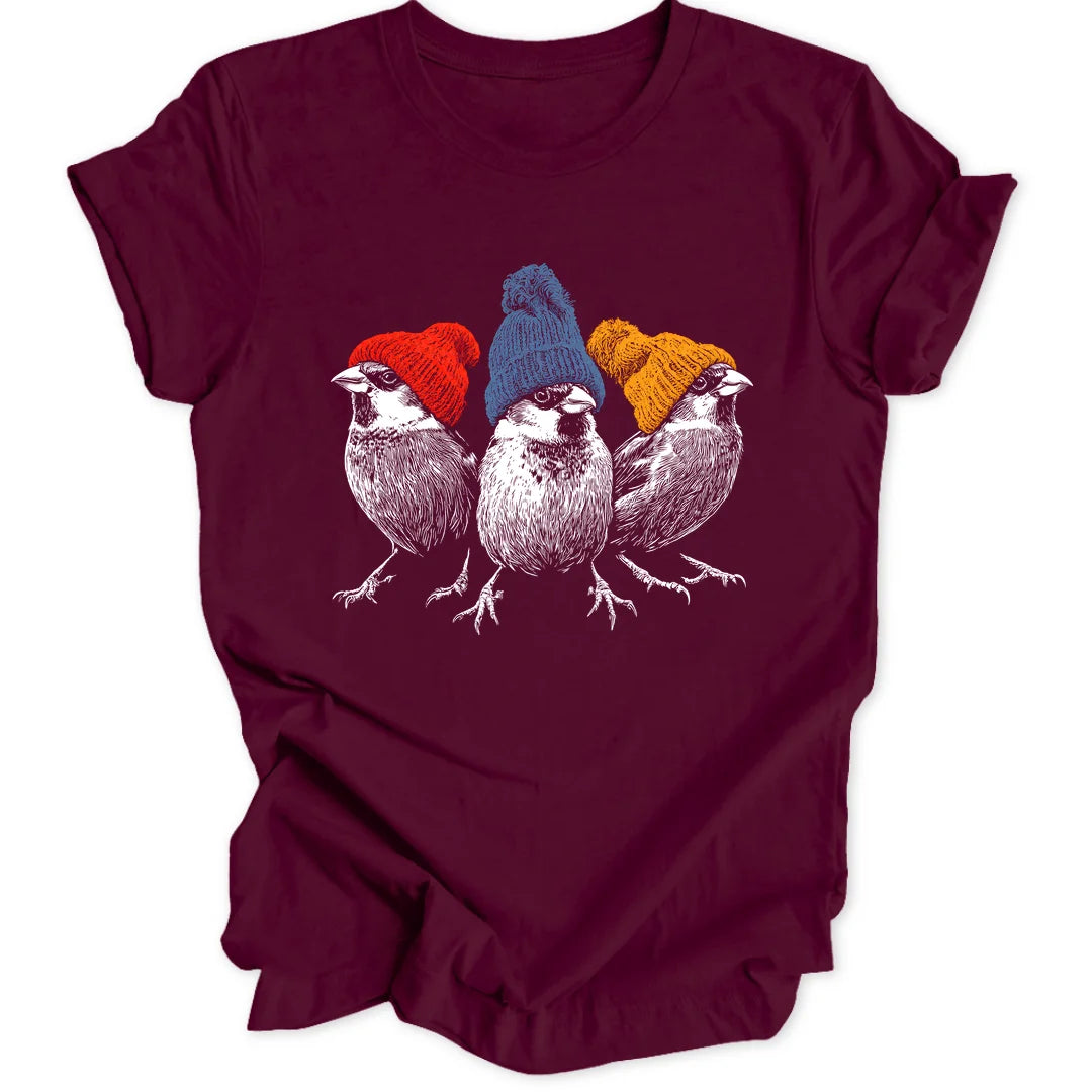 Beanie Trio - Maroon