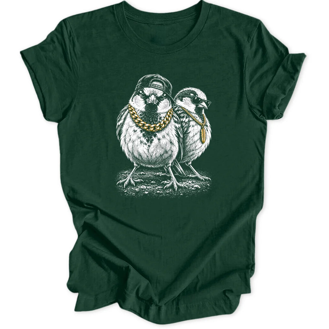 Bling Sparrows - Forest Green
