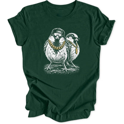 Bling Sparrows - Forest Green