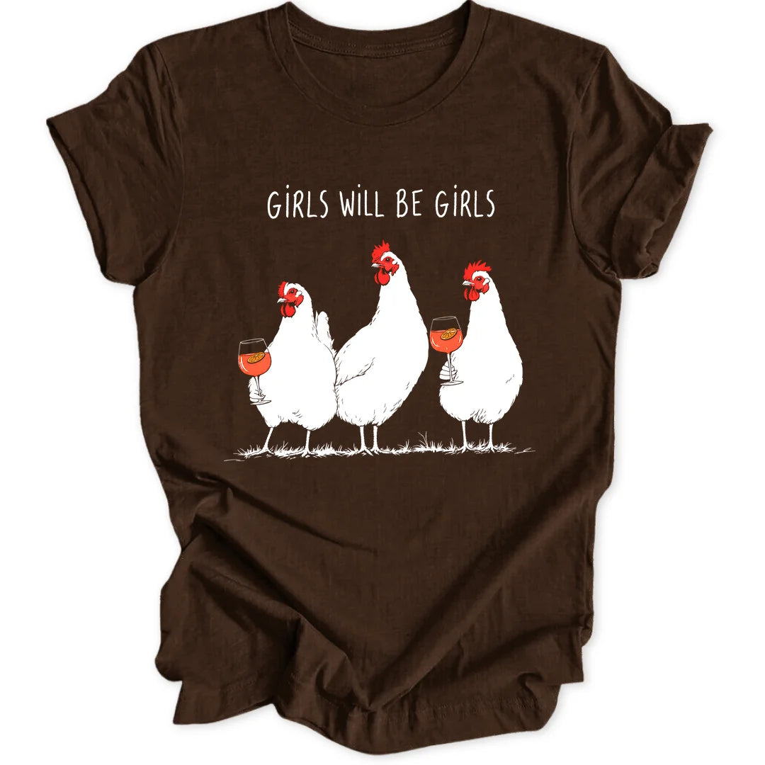 Girls Chickens - Dark Chocolate
