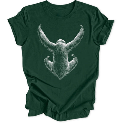 Hanging Sloth - Forest Green