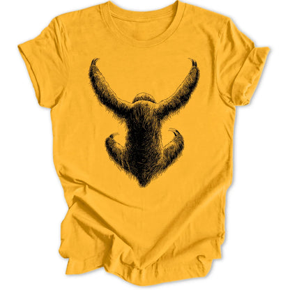 Hanging Sloth - Gold