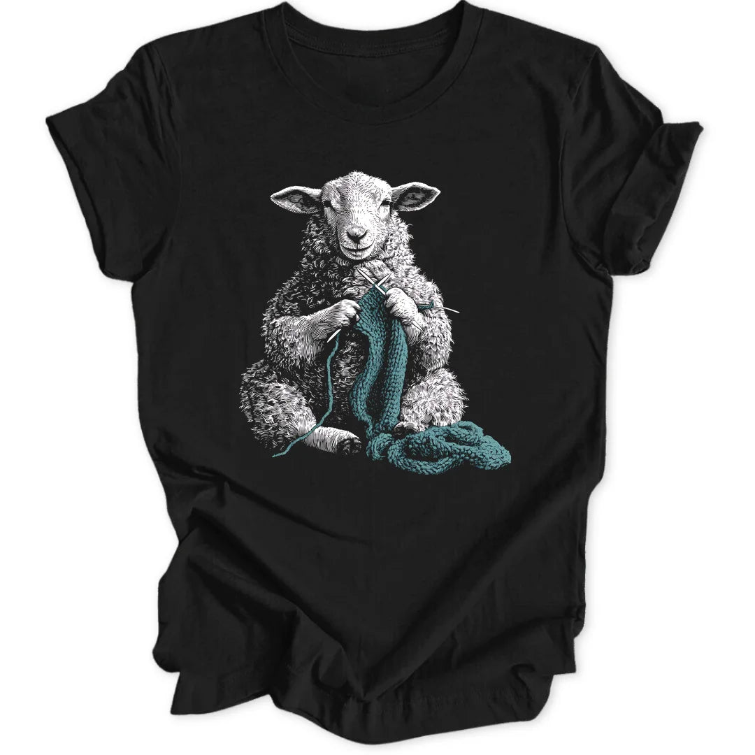 Knitting Sheep - Black