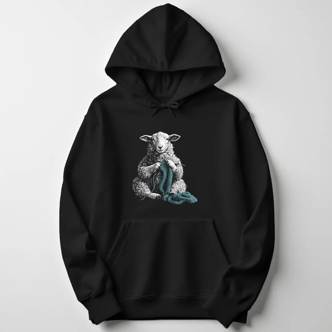 Knitting Sheep - Black