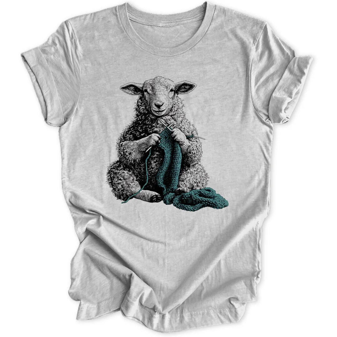 Knitting Sheep - Sport Grey