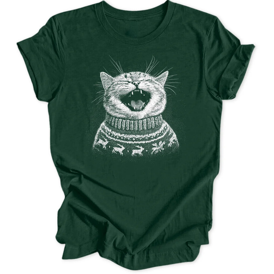 Laughing Cat - Forest Green