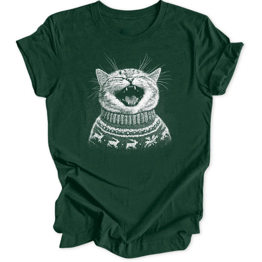 Laughing Cat - Forest Green
