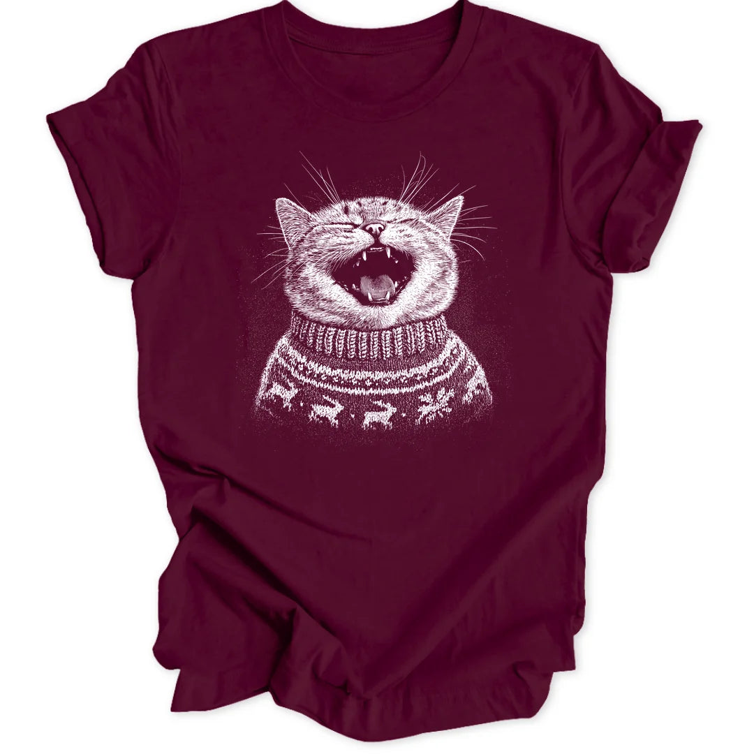 Laughing Cat - Maroon
