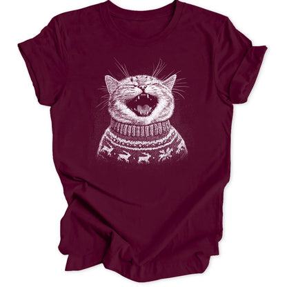 Laughing Cat - Maroon