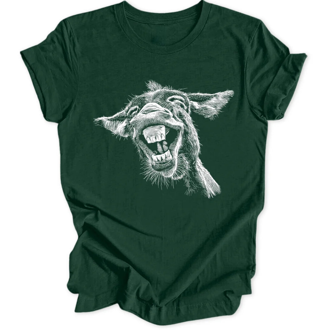 Laughing Donkey - Forest Green