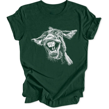 Laughing Donkey - Forest Green