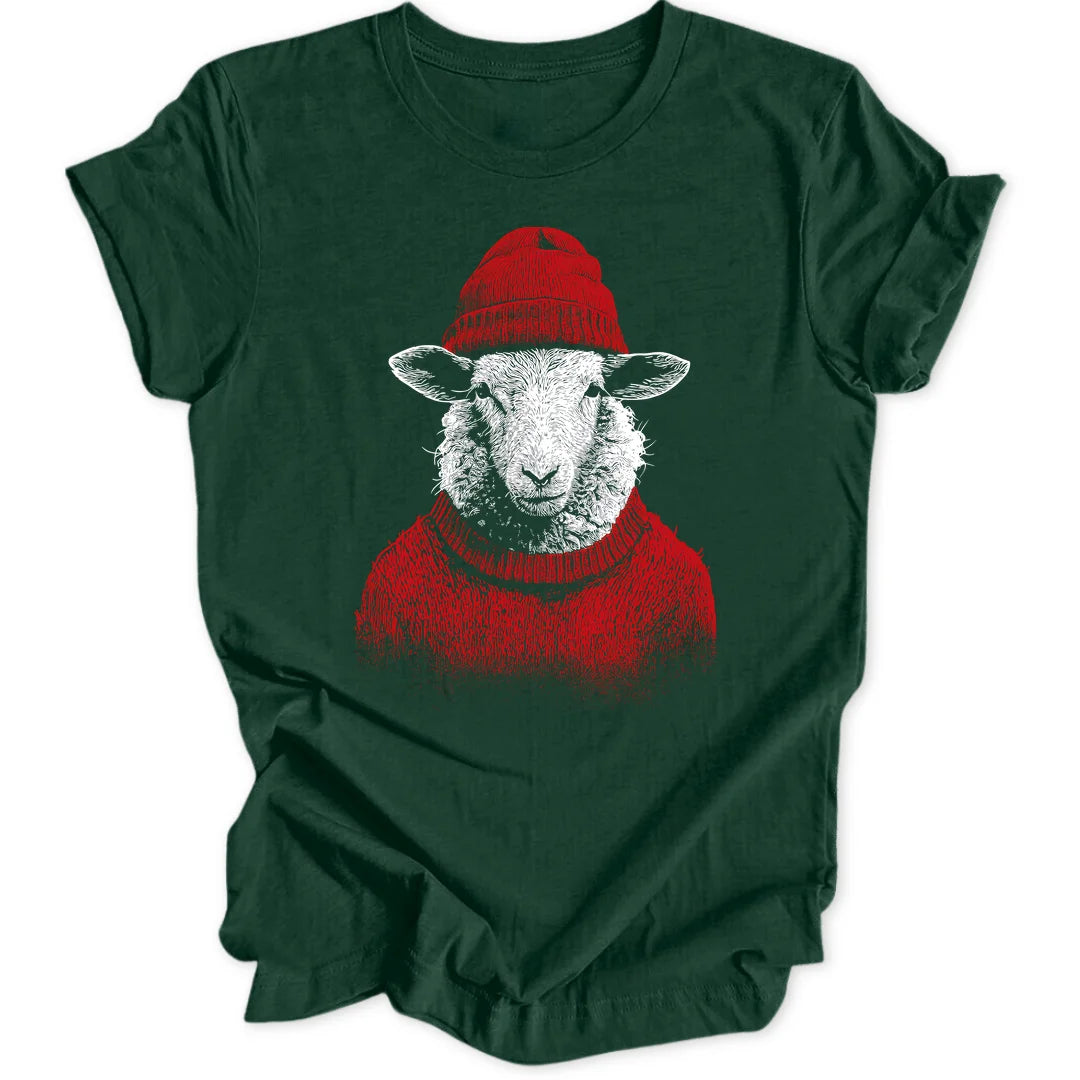 Red Sheep - Forest Green