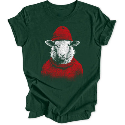 Red Sheep - Forest Green