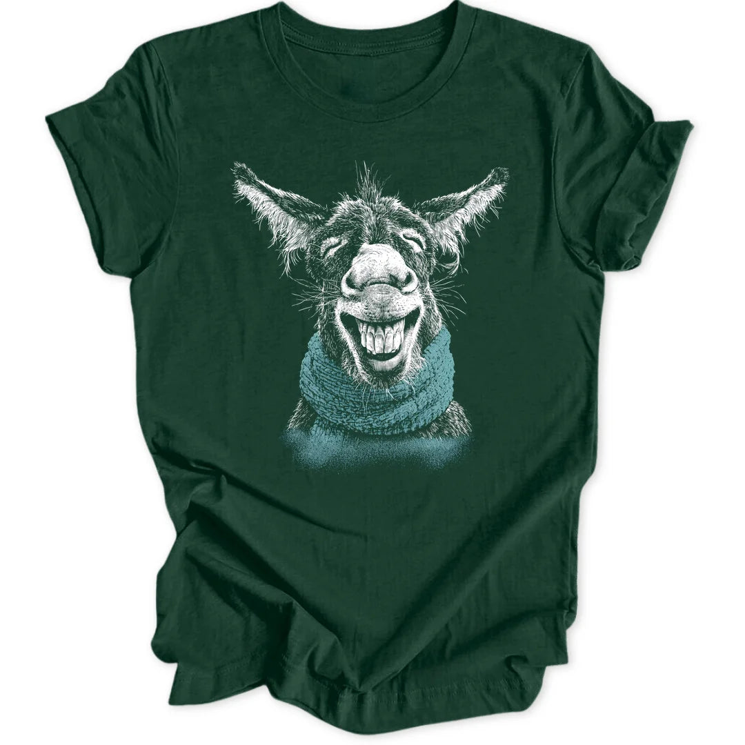 Scarf Donkey - Forest Green