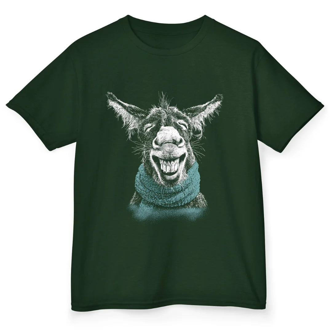 Scarf Donkey - Forest Green
