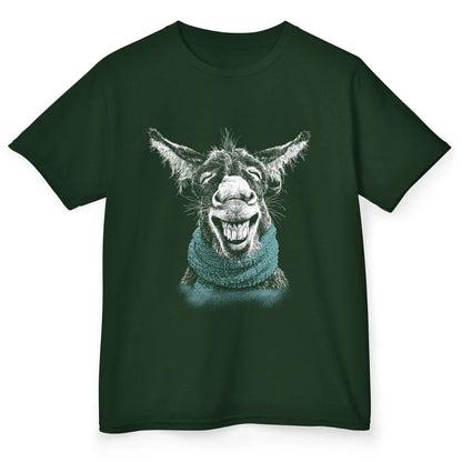 Scarf Donkey - Forest Green