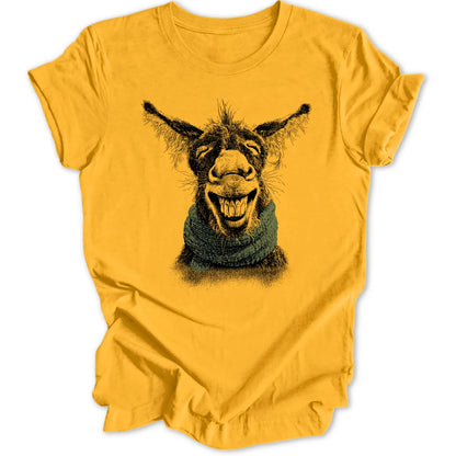 Scarf Donkey - Gold