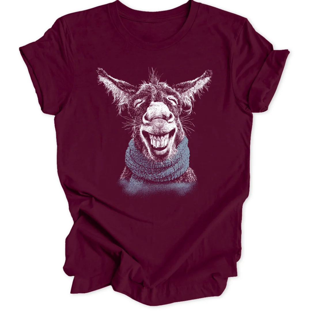 Scarf Donkey - Maroon