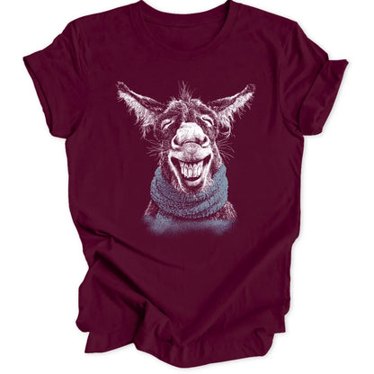 Scarf Donkey - Maroon