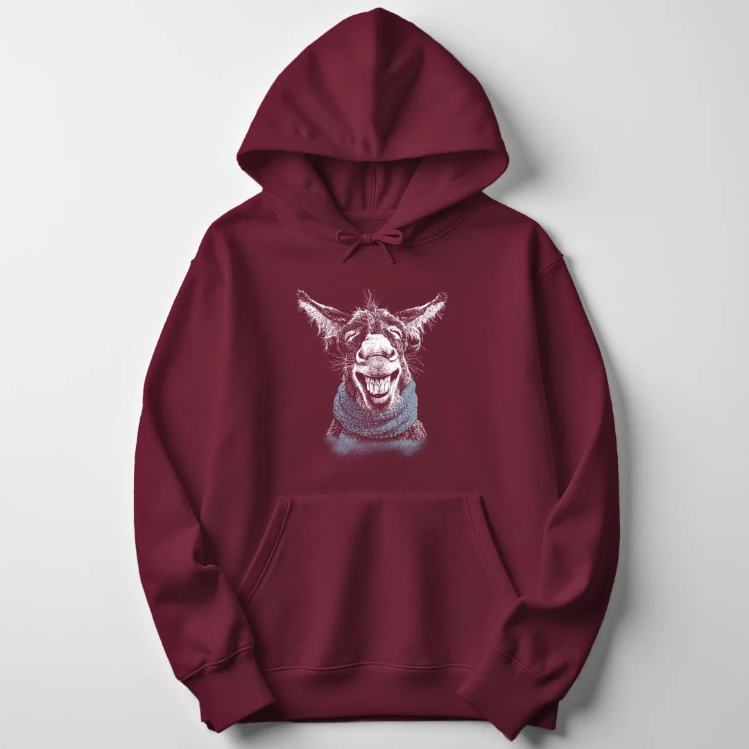 Scarf Donkey - Maroon