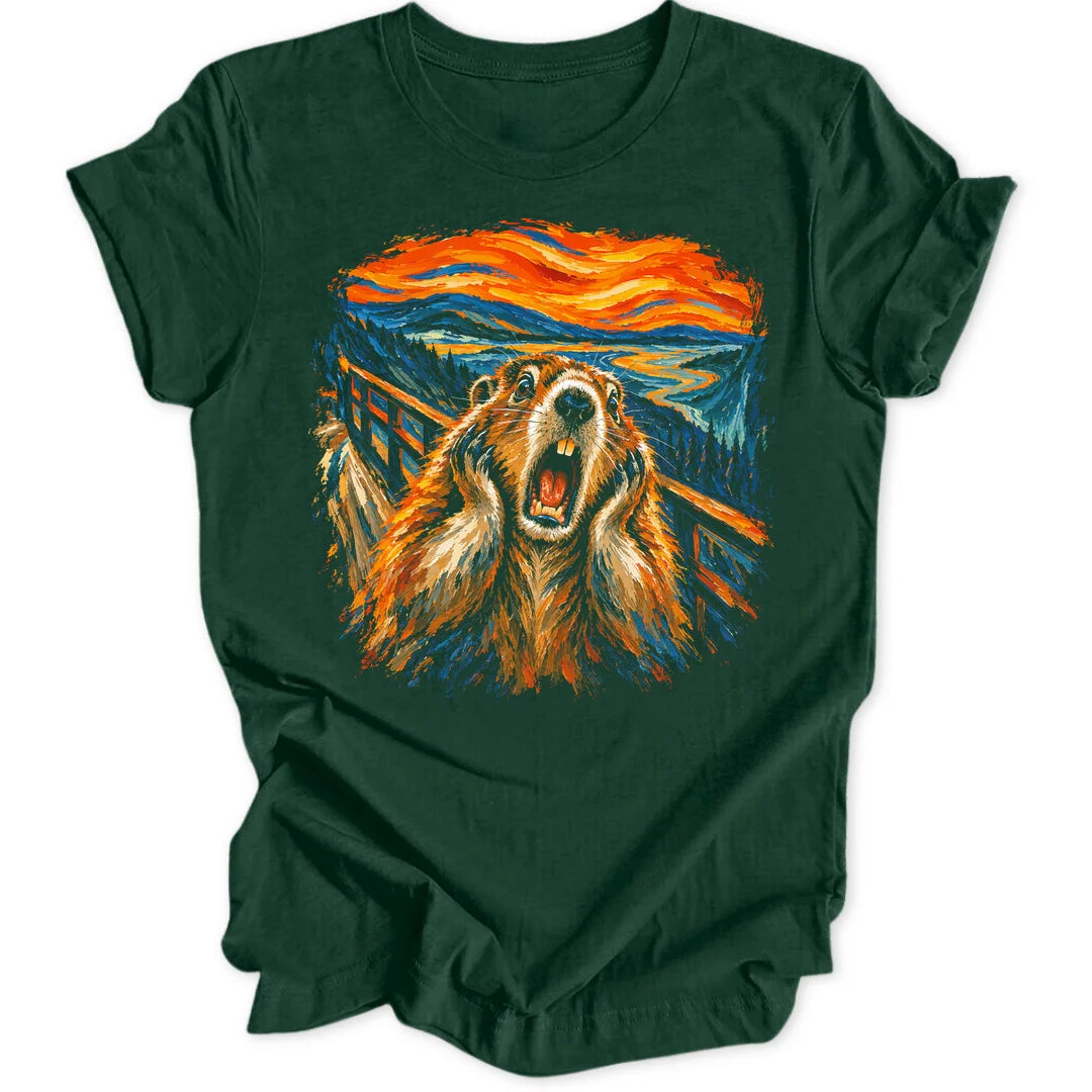 Scream Marmot - Forest Green